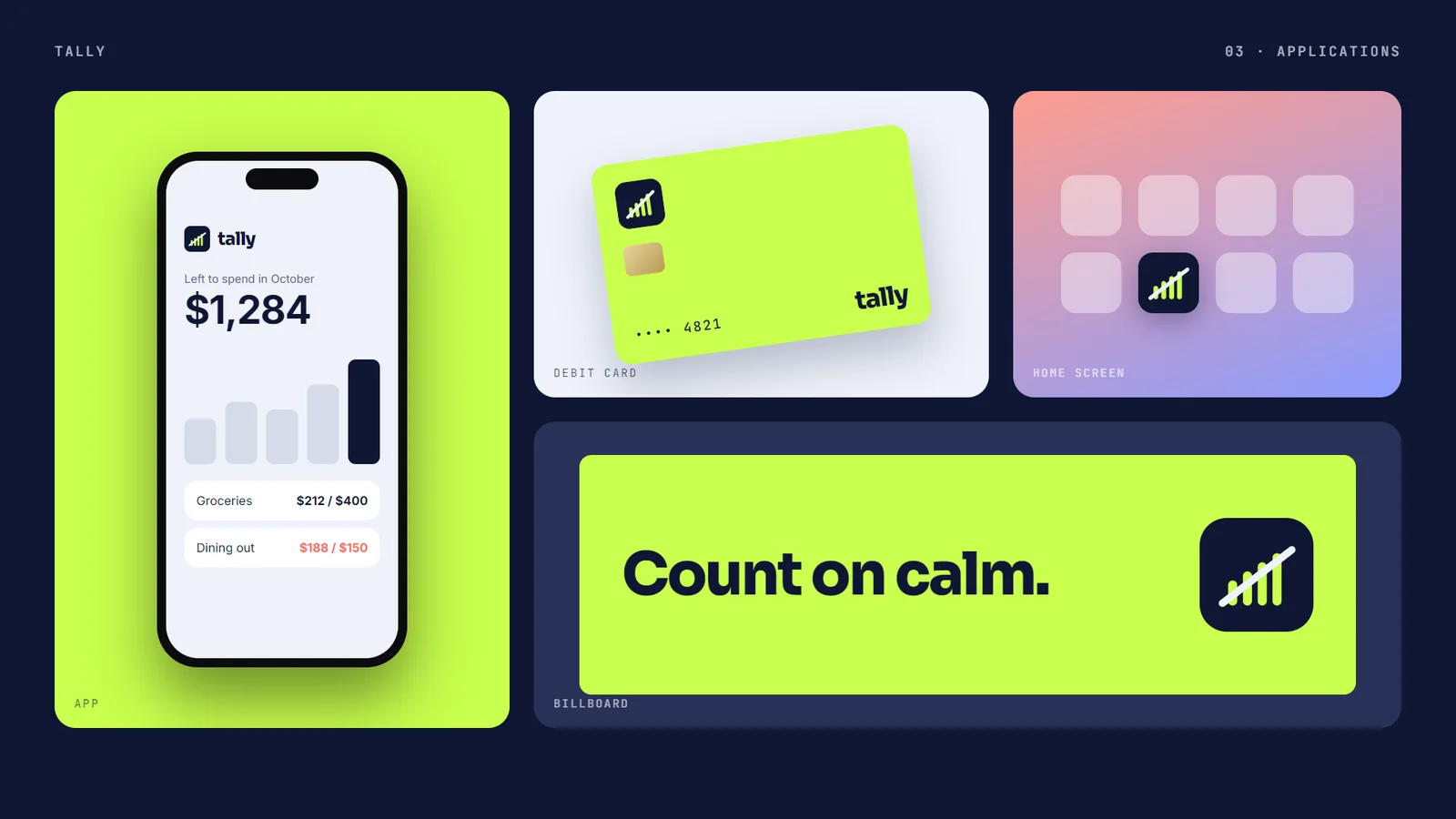 Tally: budgeting app: Applications